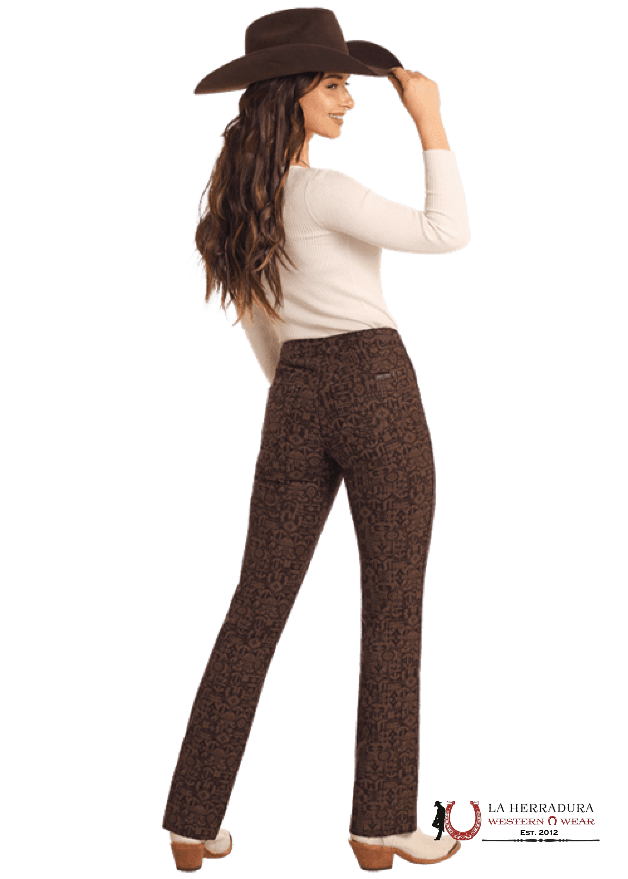 ROCK&ROLL BROWN SOUTHWESTERN REV BARGAIN BOOT (REVERSIBLE) BW1PD05300 ROCK&ROLL JEANS WOMEN