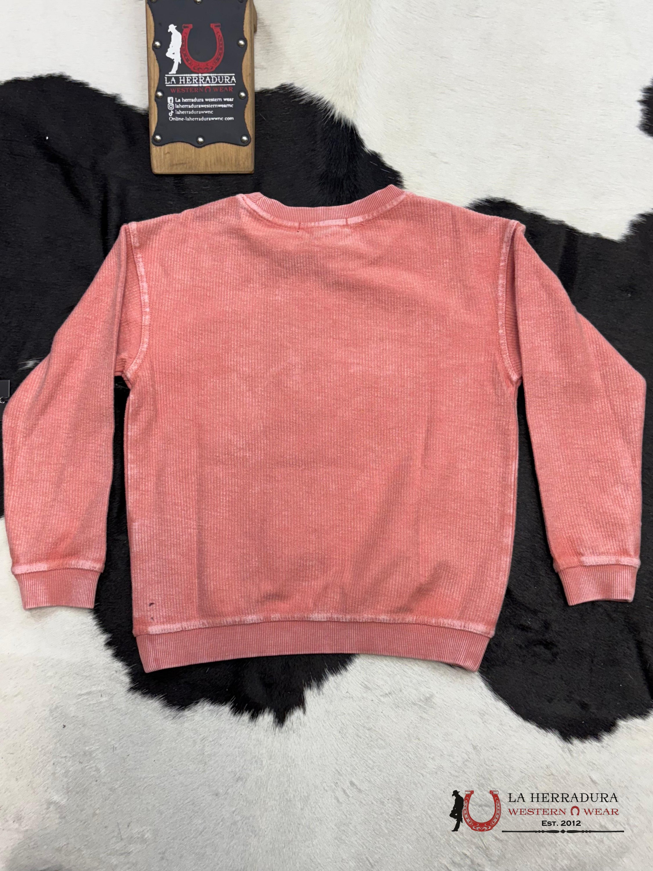 Rock&Roll Coral Graphic Pullover Niñas