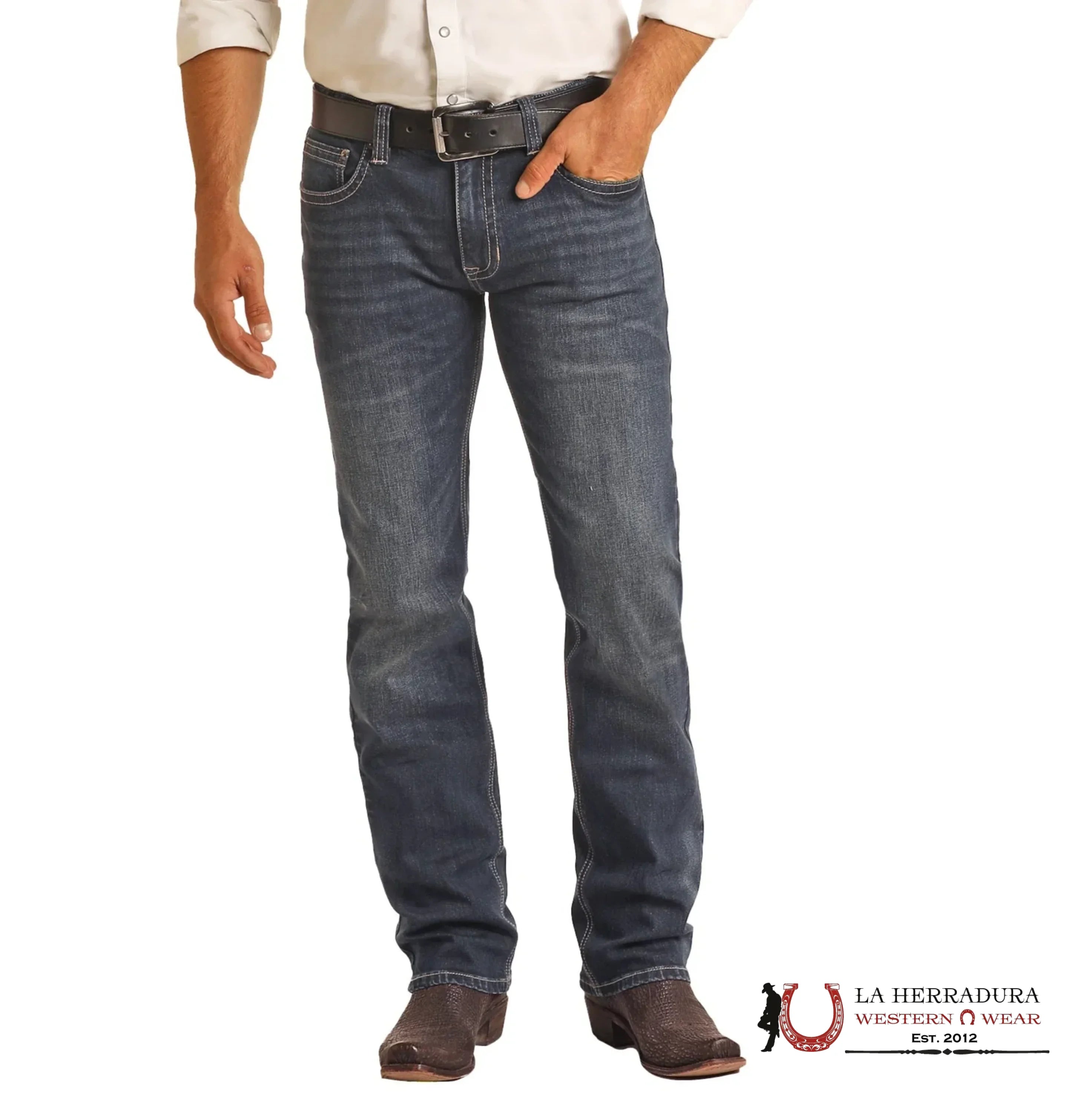 ROCK&ROLL DALE BRISLY REVOLVER STRAIGHT DARK VINTAGE RRMD1RRYWR ROPA HOMBRES