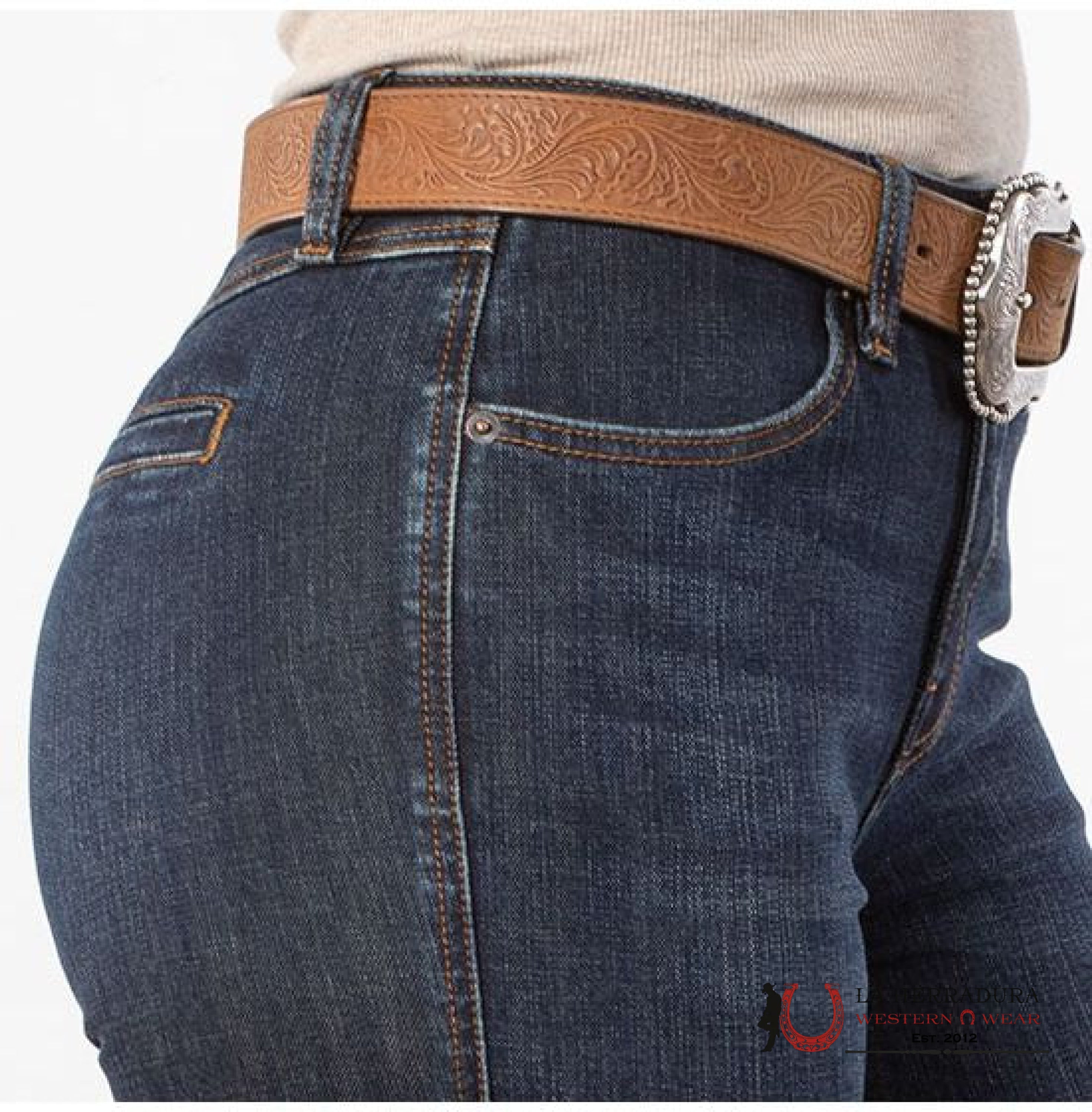 Rock&Roll High Rise Trouser Dark Wash Jeans Women