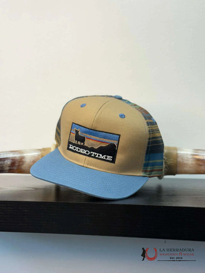 ROCK&ROLL DENIM HATS AZUL TEAL 0.4 AZUL Y MARRÓN CLARO