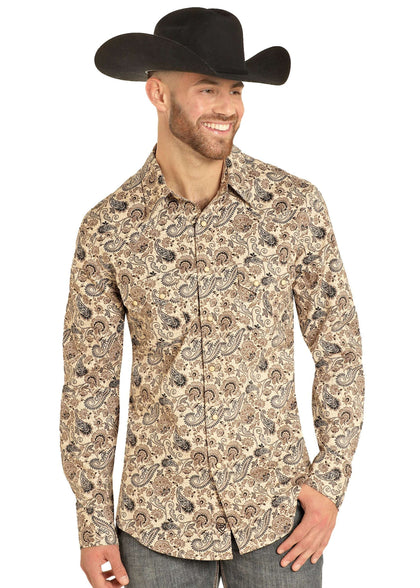 ROCK&ROLL DENIM LONG SLEEVE SHIRT BMN2S04729