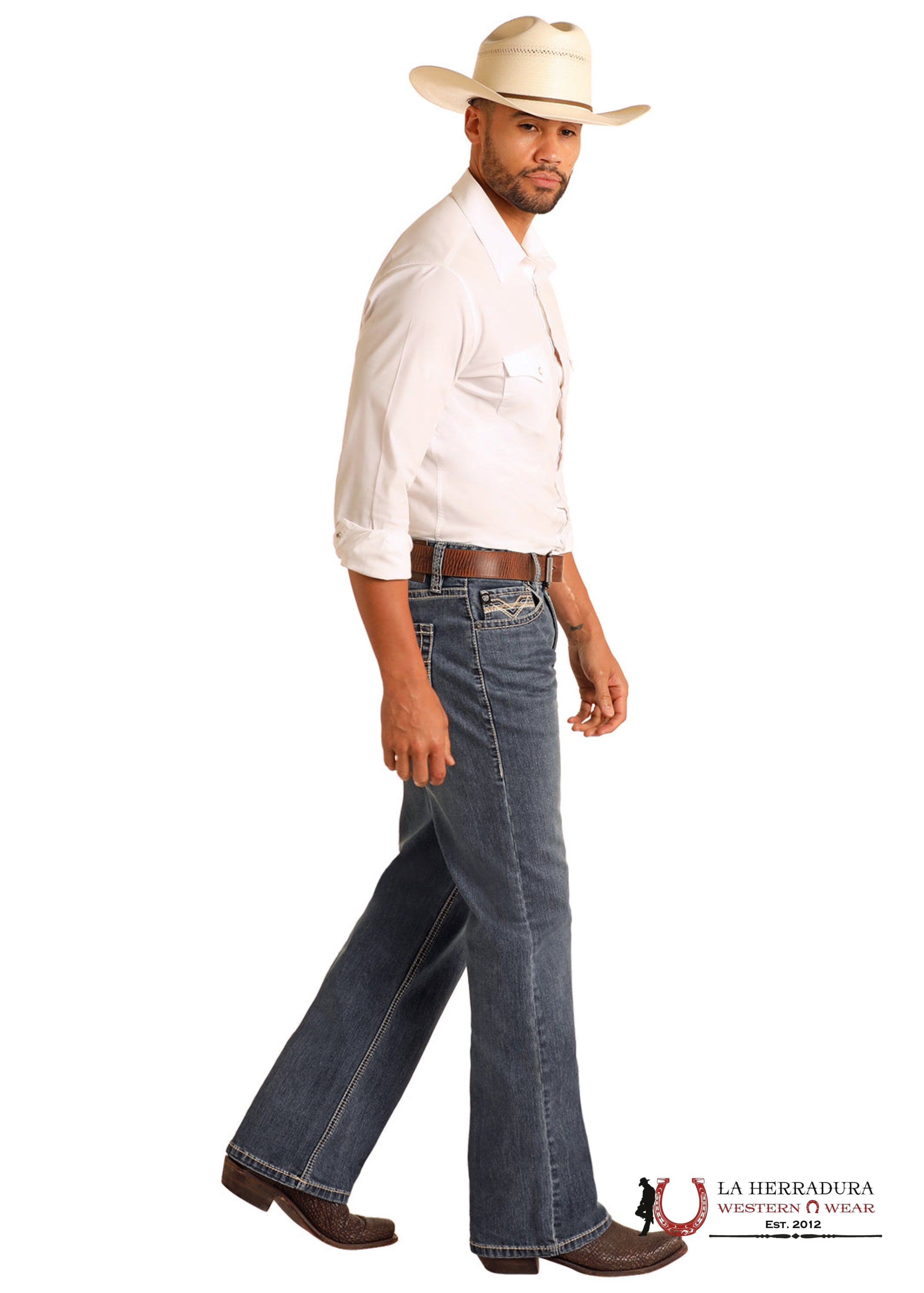 ROCK&ROLL DOYBLE BARREL BOOTCUT RELAXED BOOTCUT MEDIUM VINTAGE - BM0DD06122 ROPA HOMBRES