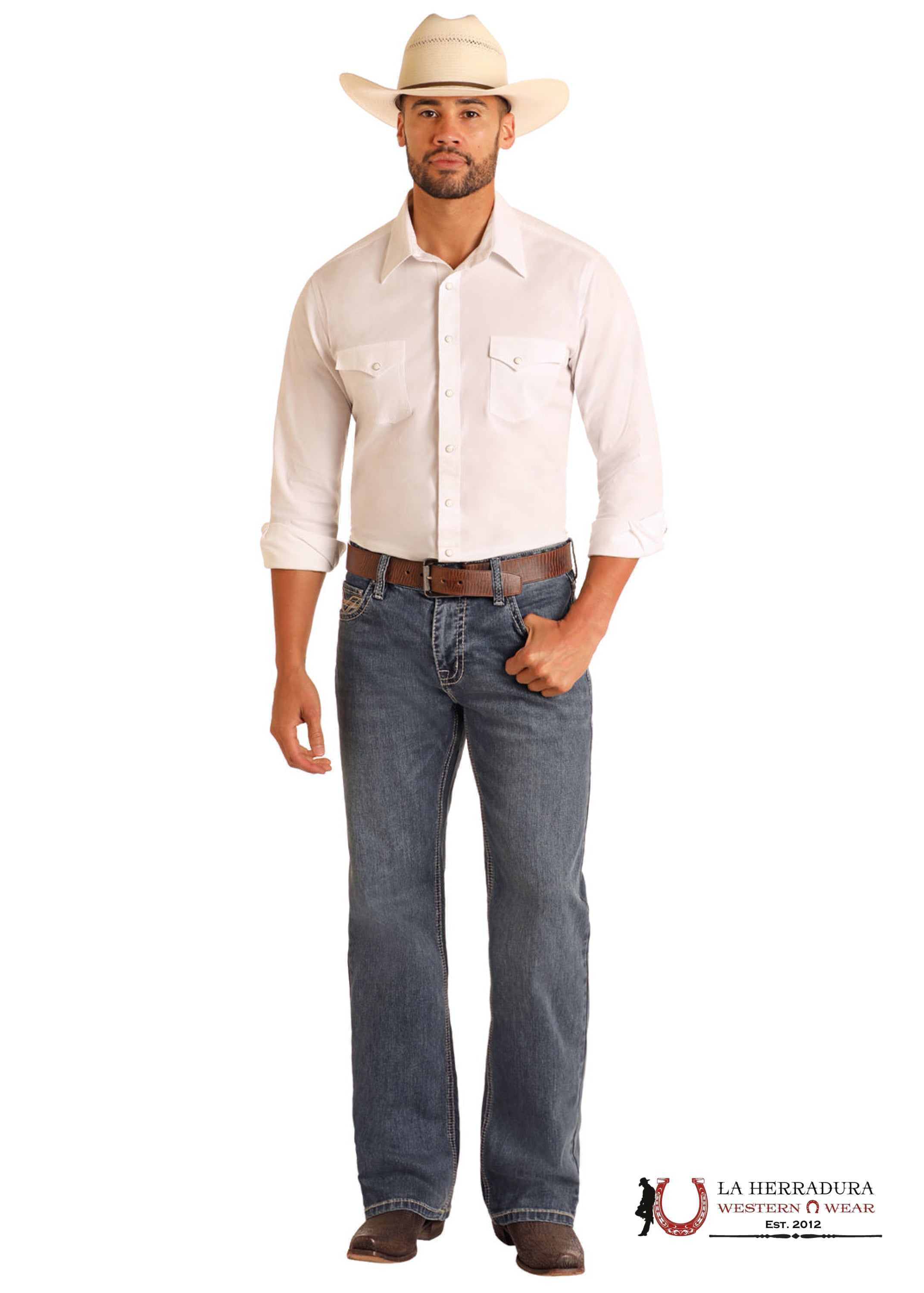 ROCK&ROLL DOYBLE BARREL BOOTCUT RELAXED BOOTCUT MEDIUM VINTAGE - BM0DD06122 ROPA HOMBRES