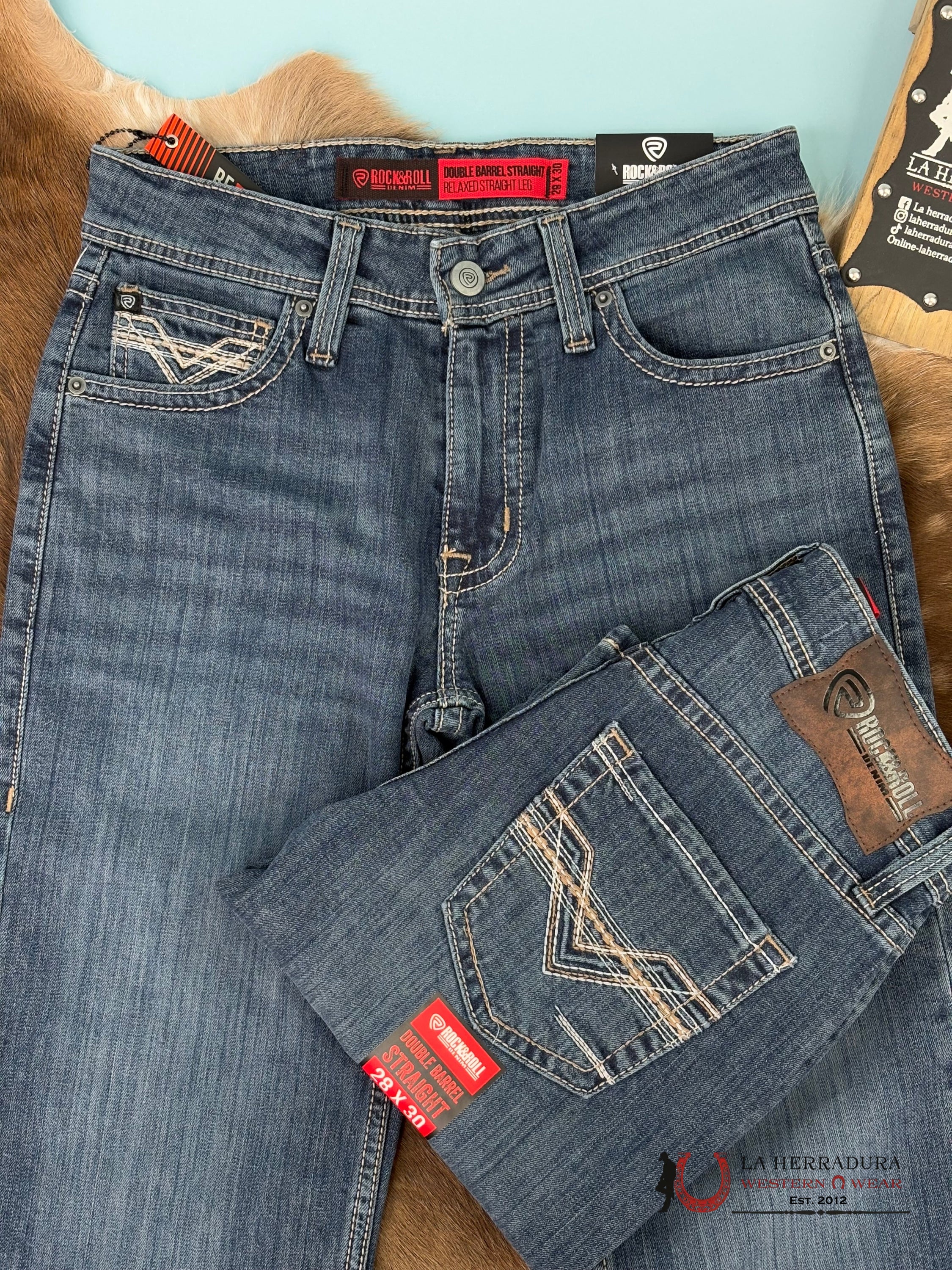 Rock&Roll Double Barrel Straight Relaxed Fit Ropa Hombres