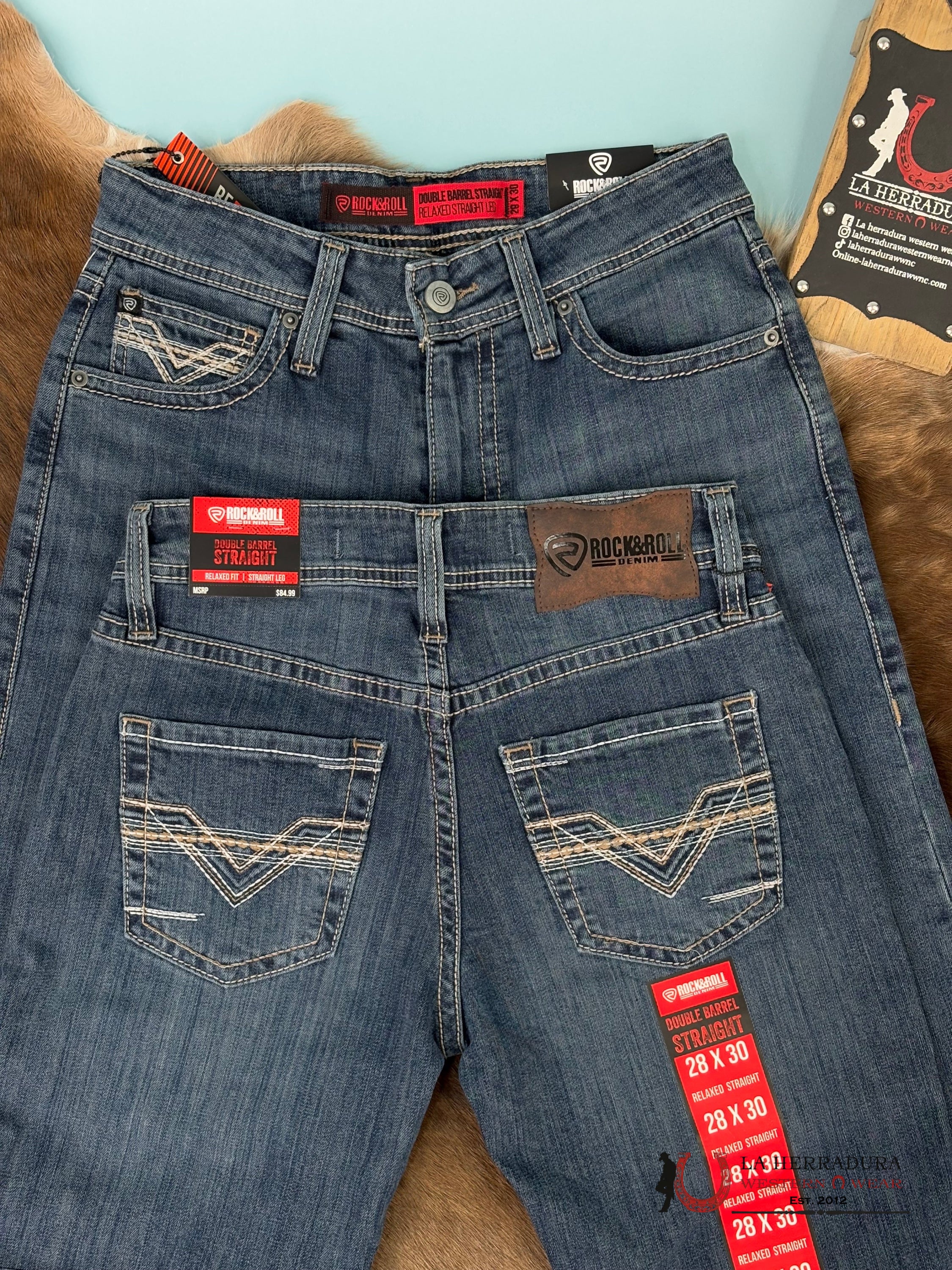 Rock&Roll Double Barrel Straight Relaxed Fit Ropa Hombres