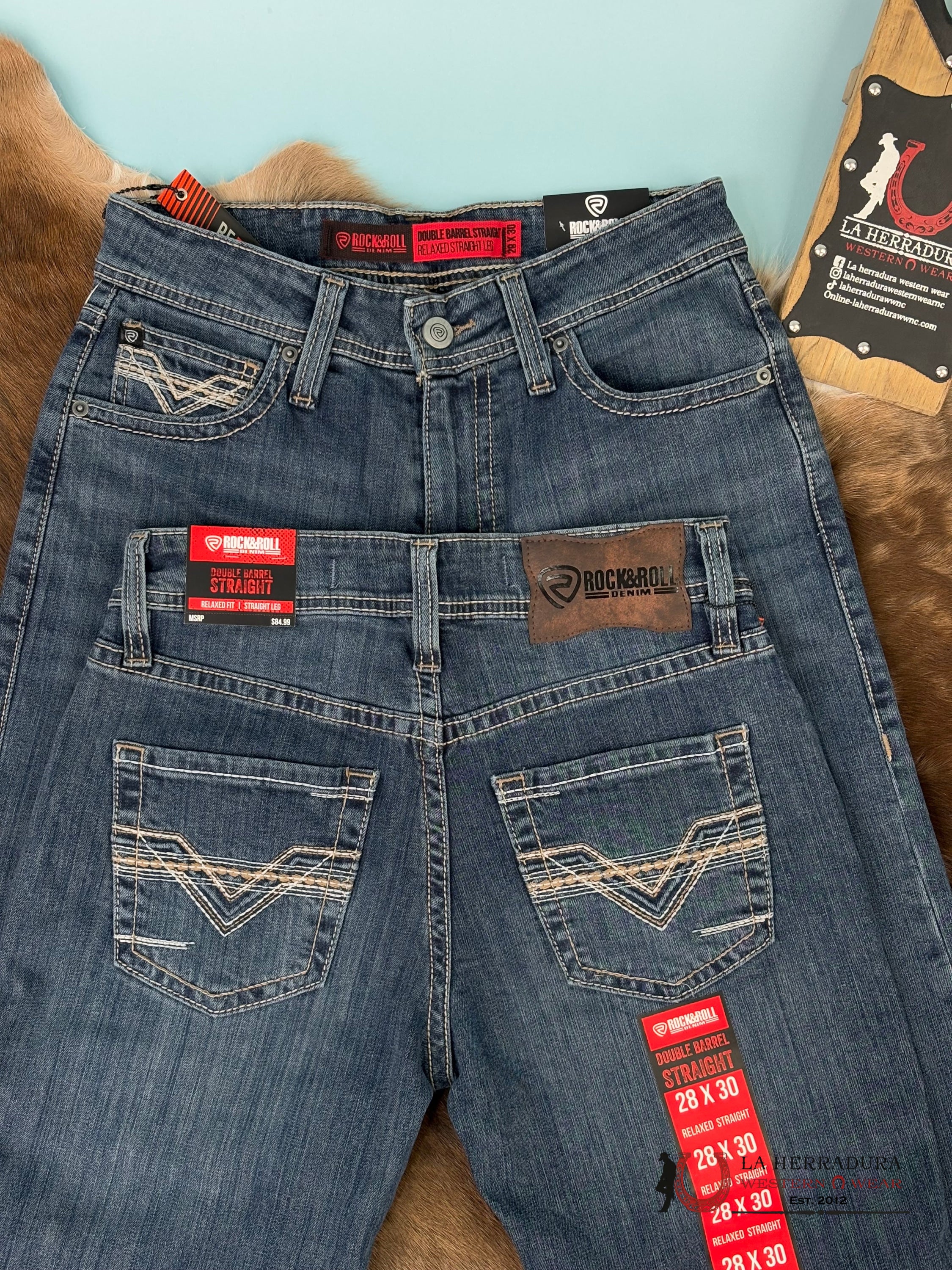 Rock&Roll Double Barrel Straight Relaxed Fit Ropa Hombres