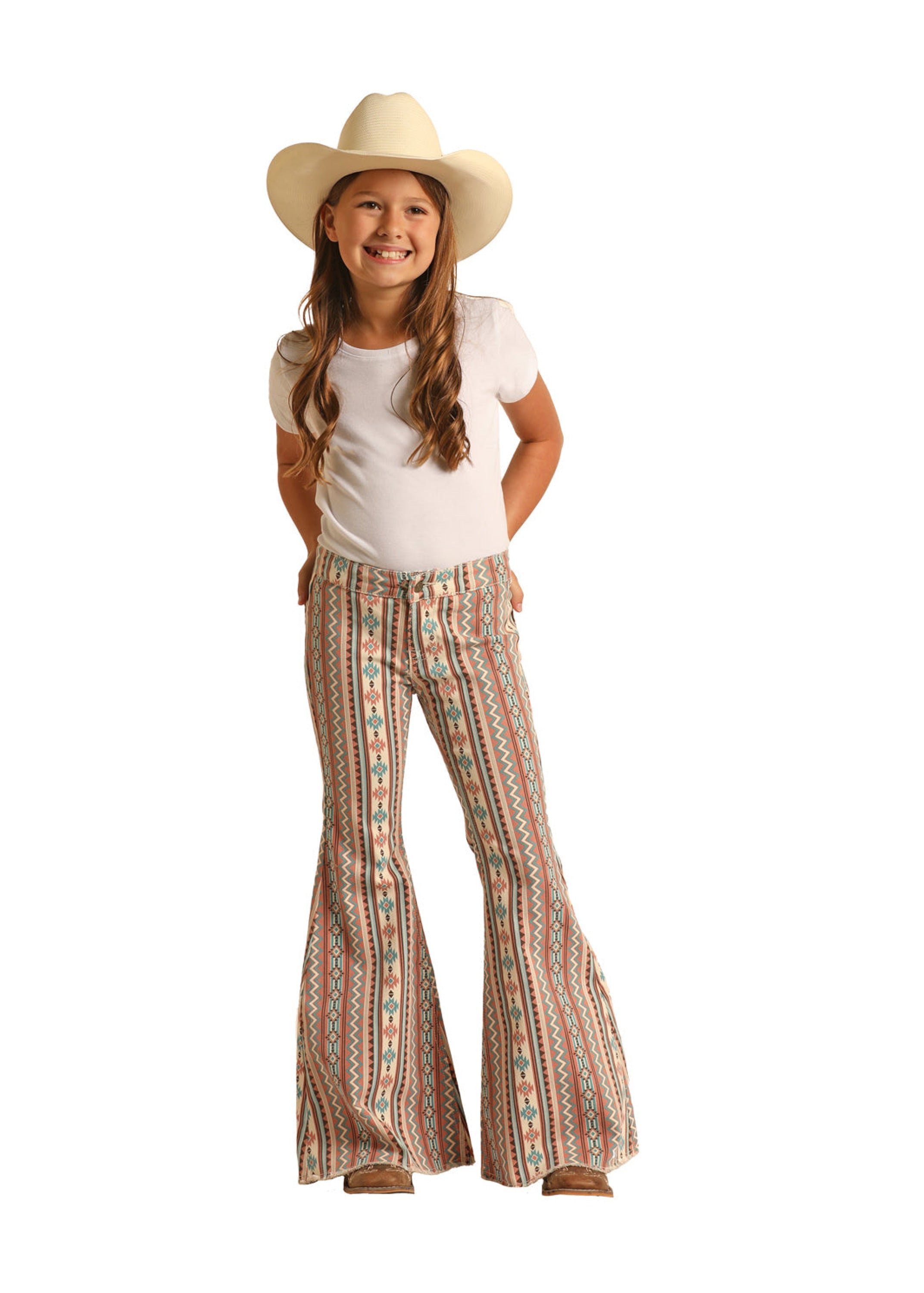 ROCK&ROLL GIRLS Pink Aztec JEANS 32054755 NIÑOS