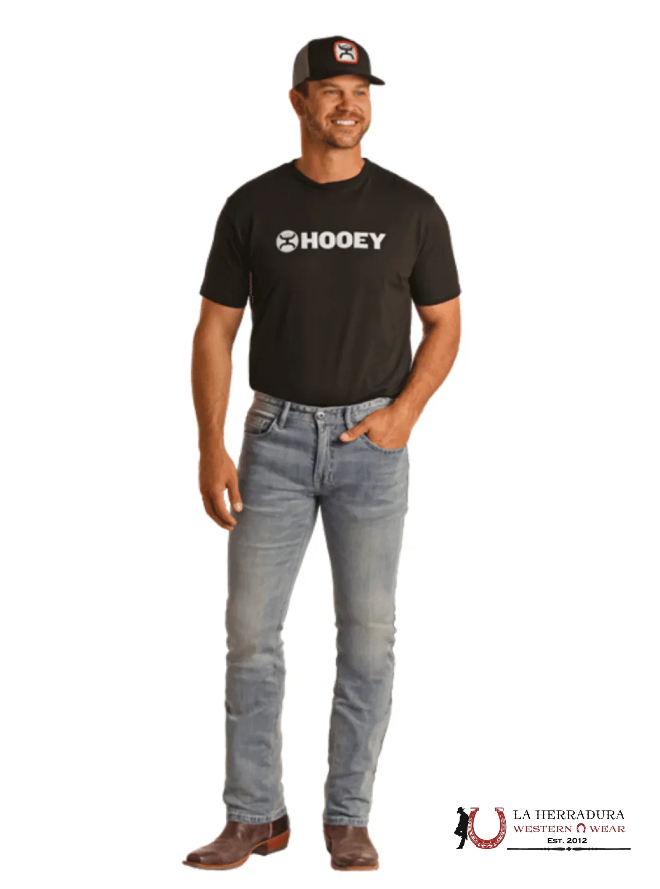 ROCK & ROLL HOOEY REVOLVER STRAIGHT SLIM FIT / STRAIGHT LEG LIGHT VINTAGE HYMD1RR1CK ROPA HOMBRES