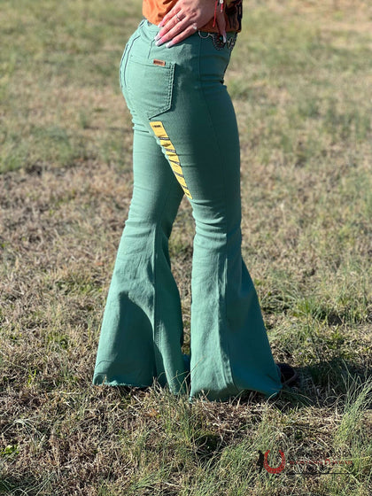 ROCK & ROLL JADE ARMY GREEN BOTÓN PLANO BW6PD03537