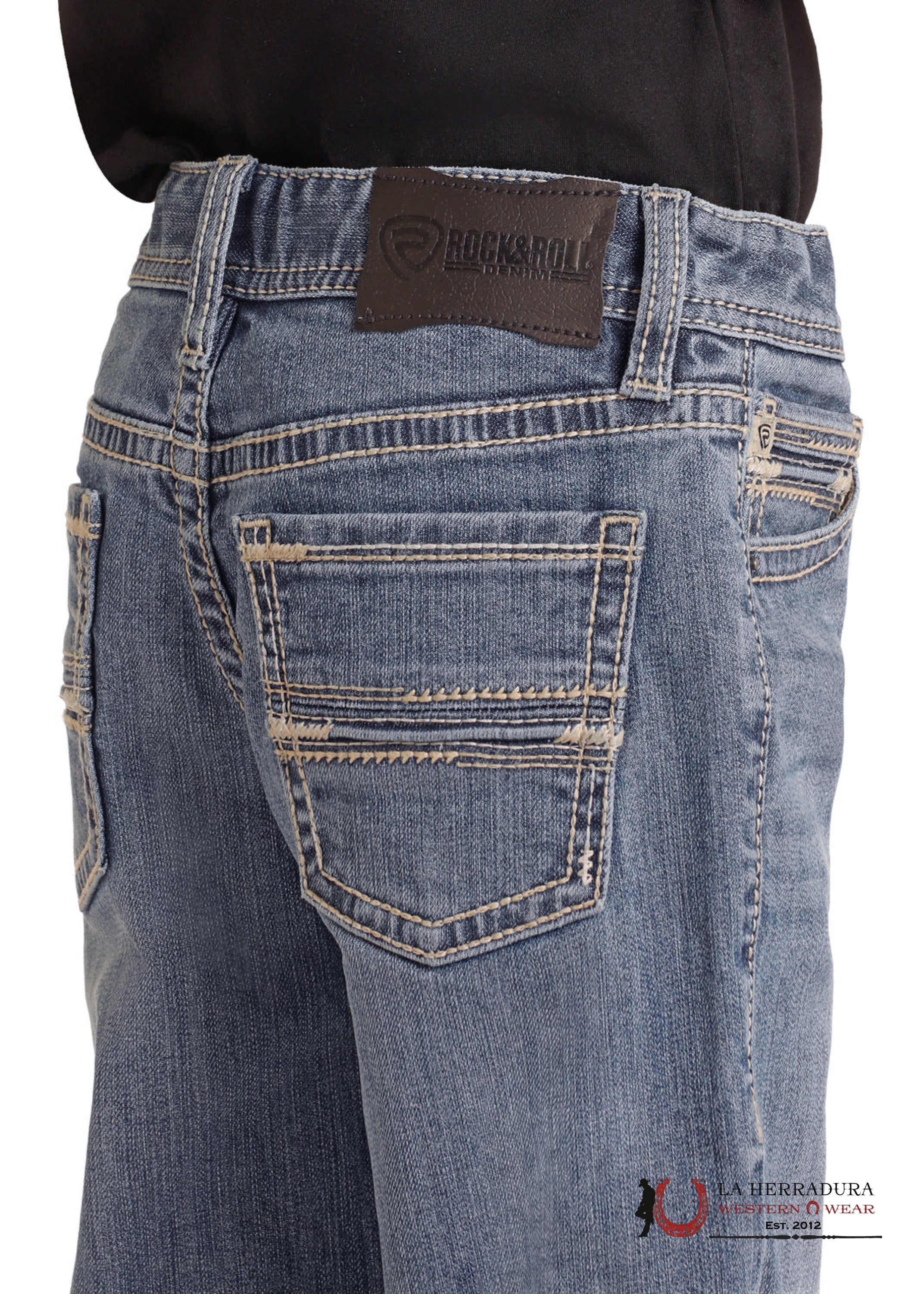 ROCK&ROLL JEANS KIDS MEDIUM VINTAGE TWO TONE REGULAR FIT/BOOTCUT BB0BD06220 NIÑOS