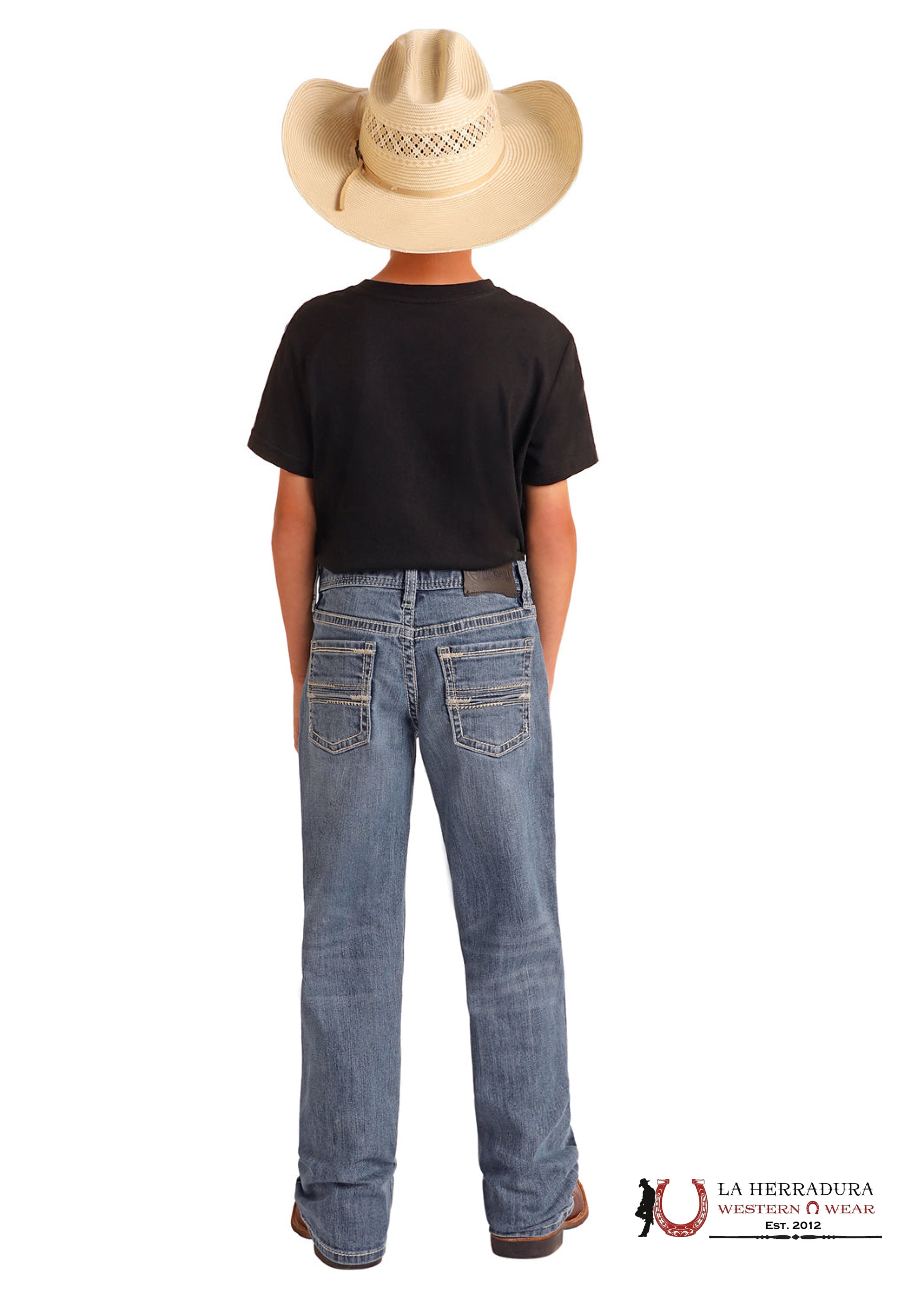 ROCK&ROLL JEANS KIDS MEDIUM VINTAGE TWO TONE REGULAR FIT/BOOTCUT BB0BD06220 NIÑOS