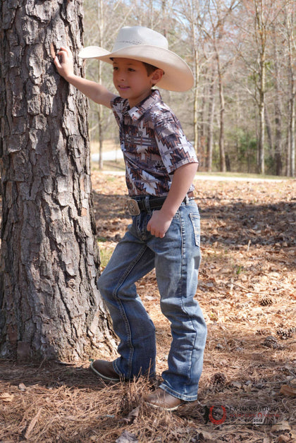 ROCK&ROLL JEANS KIDS ROPE STITCH EMB MEDIUM VINTAGE REGULAR FIT BOOTCUT - BB0BD05592