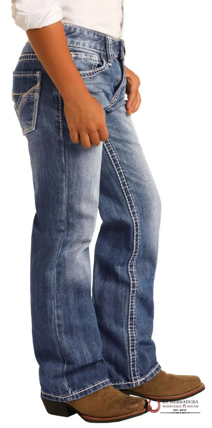 ROCK&ROLL JEANS KIDS ROYAL BB GUN REGULAR FIT/BOOTCUT BB_9576