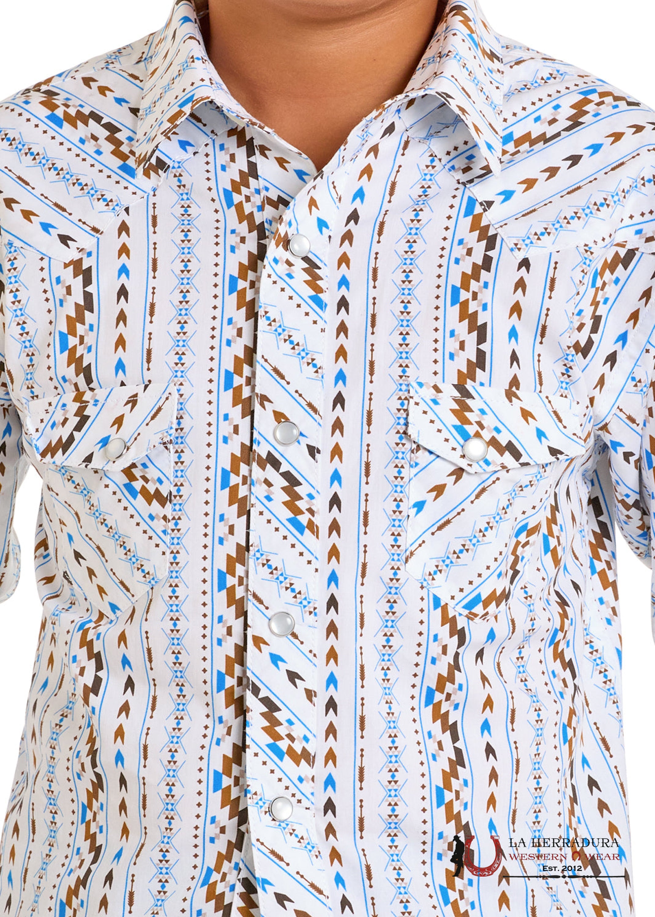 ROCK&ROLL KIDS -BOYBlack LS 2PKT PAISLEY WOVEN SNAP BBN2S06493 NIÑOS