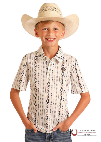 NIÑOS ROCK&ROLL - POLO AZTECA NATURAL RR PARA NIÑOS BB51T06004