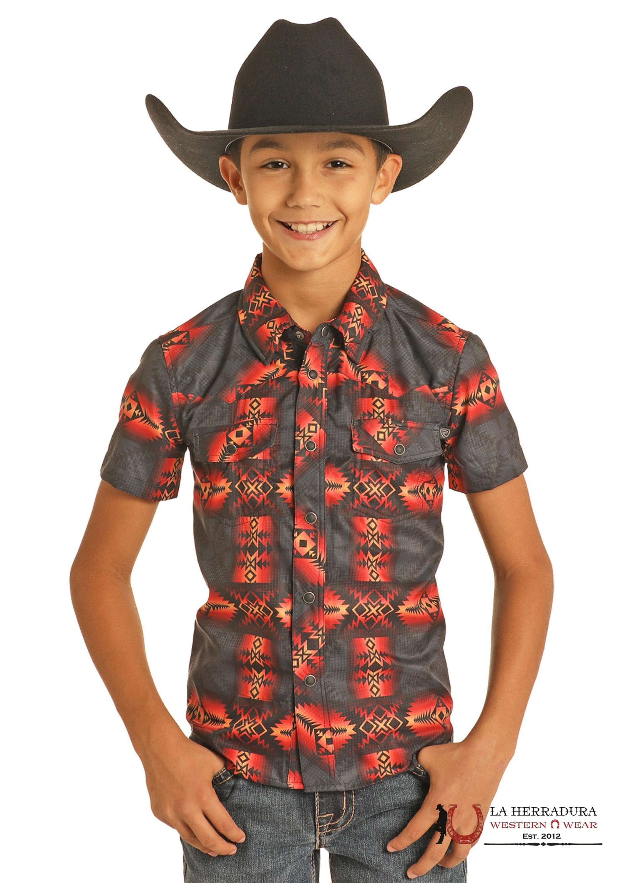 ROCK&ROLL KIDS -BOYS ORANGE RR TEK SS BBN3S04803 NIÑOS