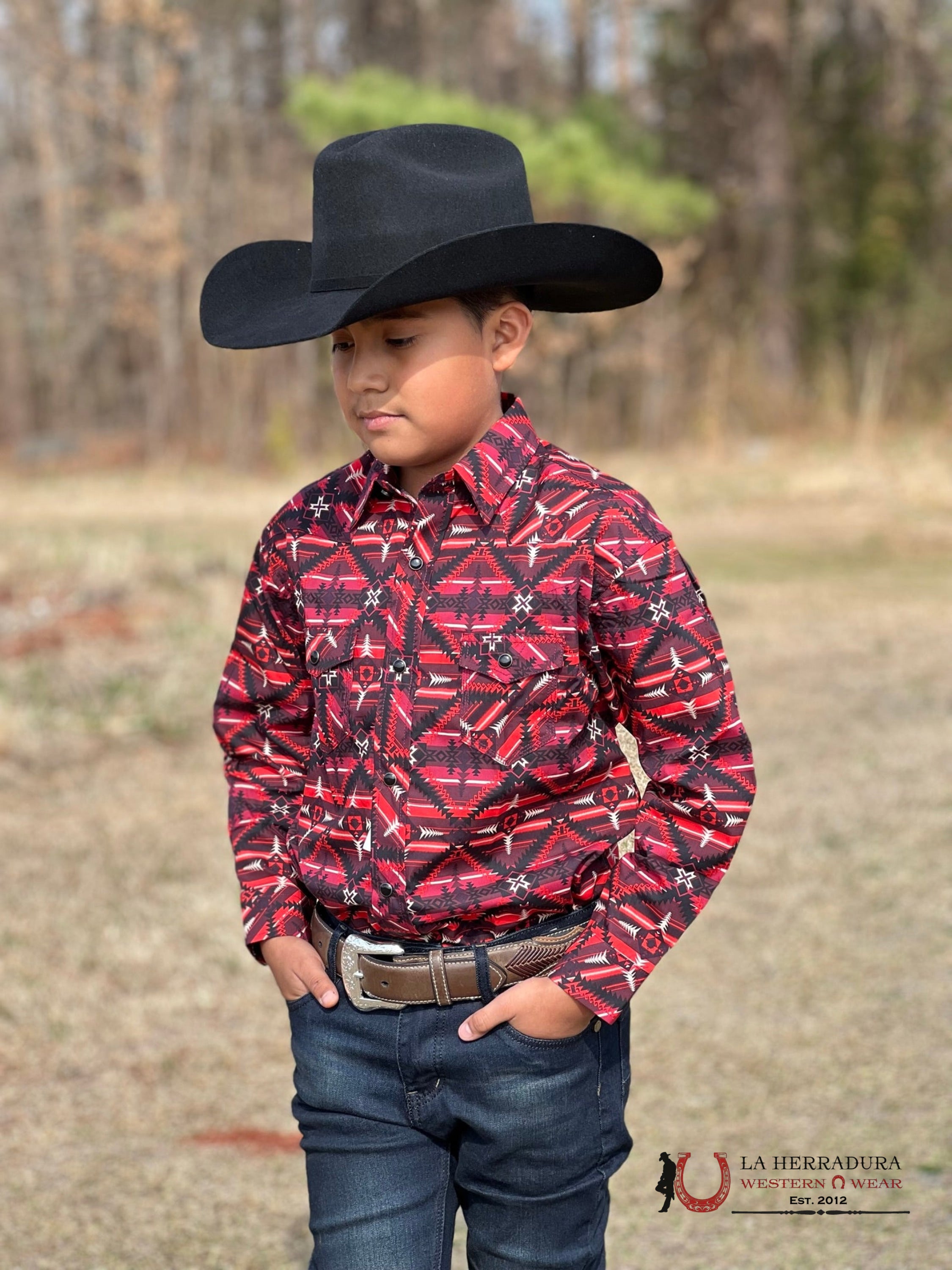 Shirts For Kisd Rock&Roll Red Niños