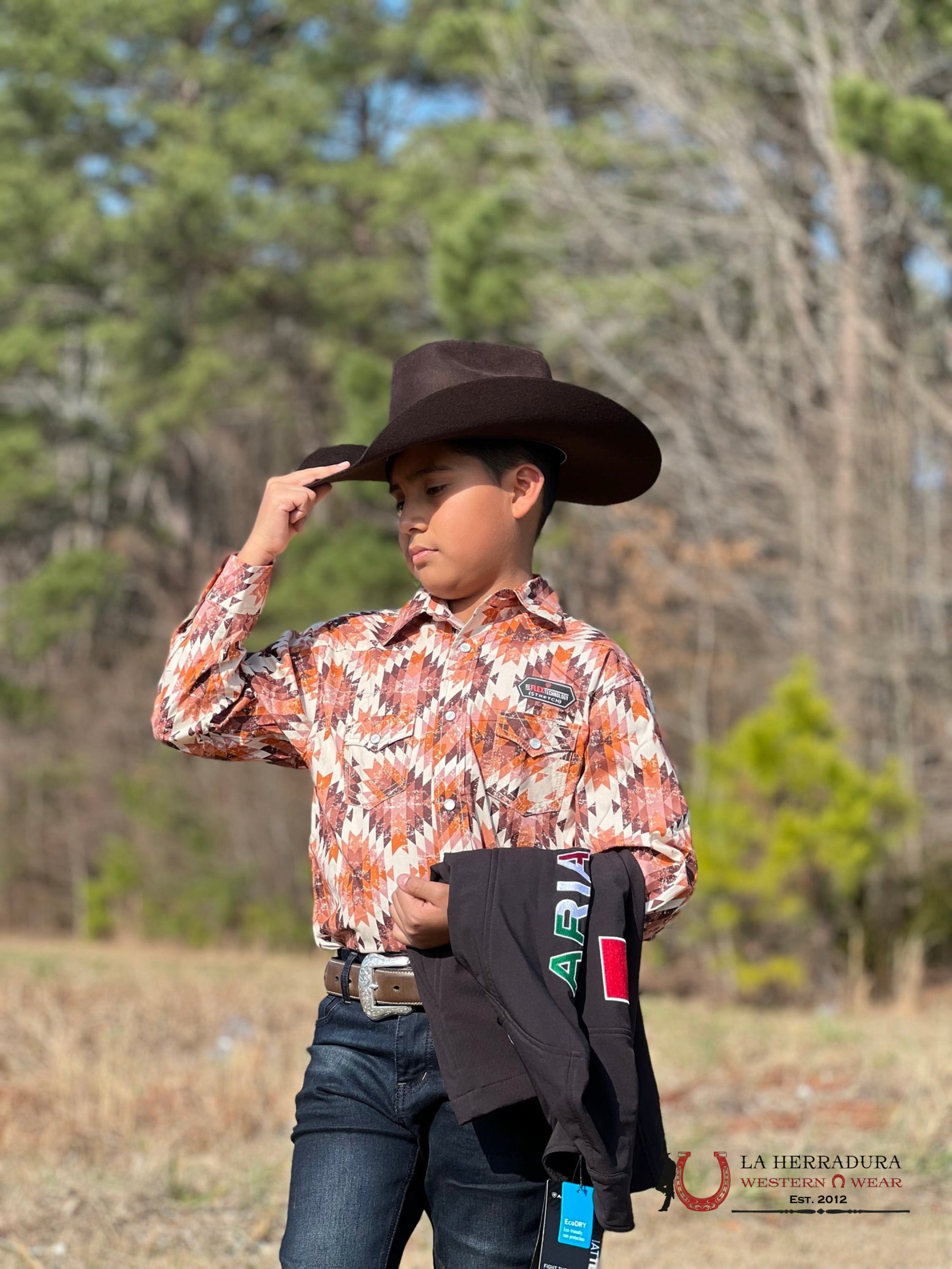 Shirts For Kisd Rock&Roll Rustic Naranja Niños