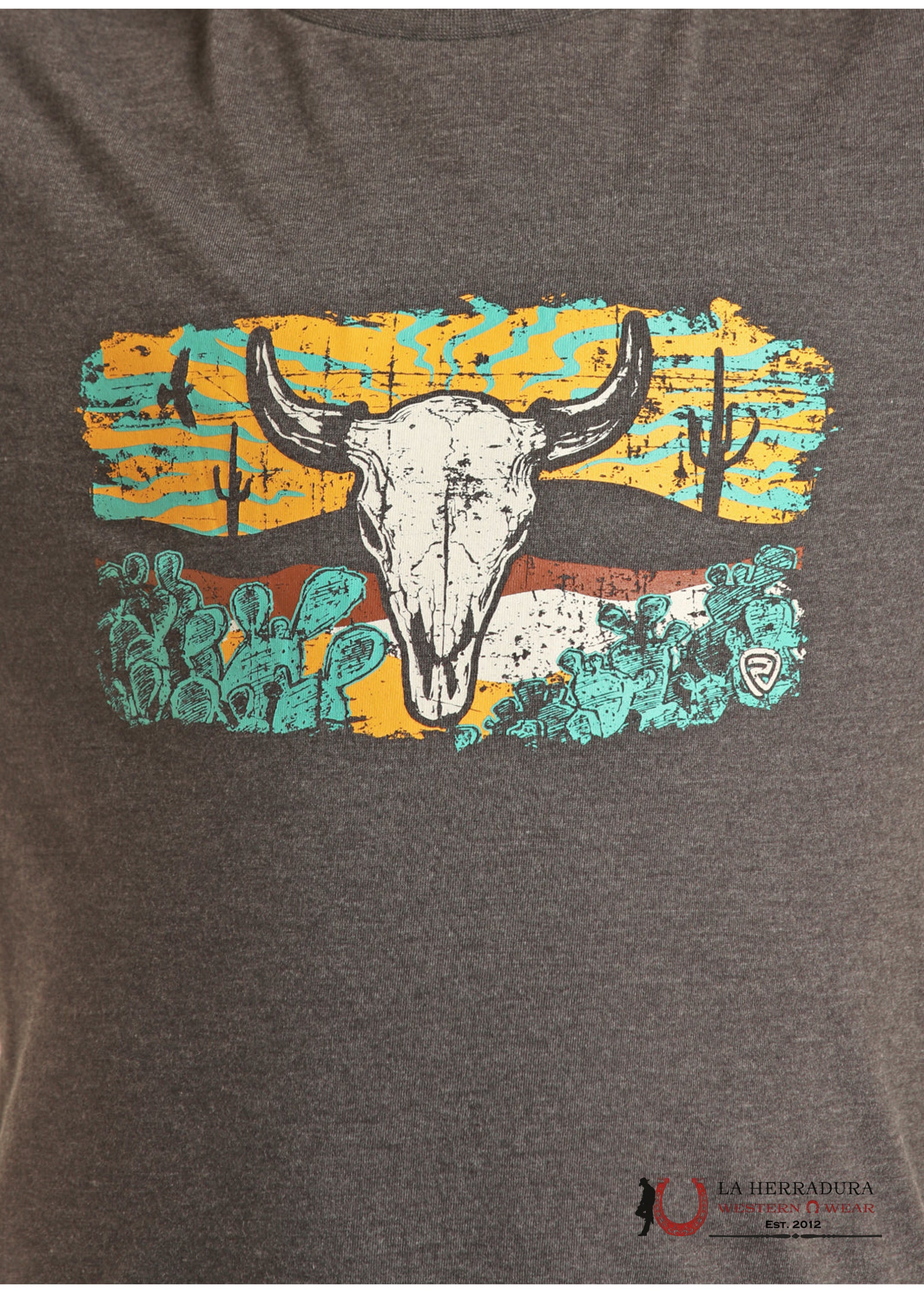 ROCK&ROLL KIDS -BOYS SS CHARCOAL GRAPHIC TEE RRBT21R062 NIÑOS