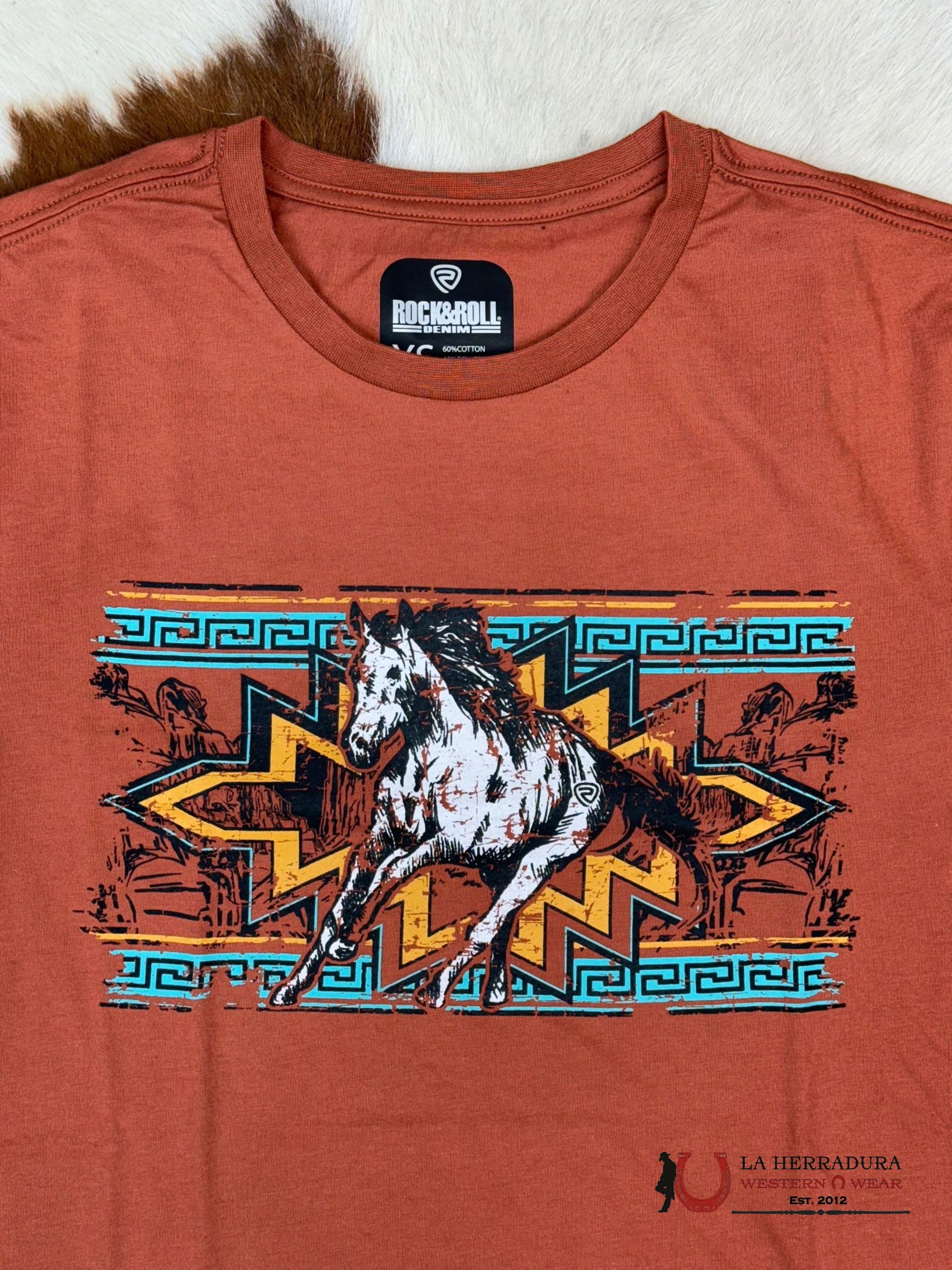 ROCK&ROLL KIDS -BOYS SS RUST RR GRAPHIC TEE BB21T02426 NIÑOS