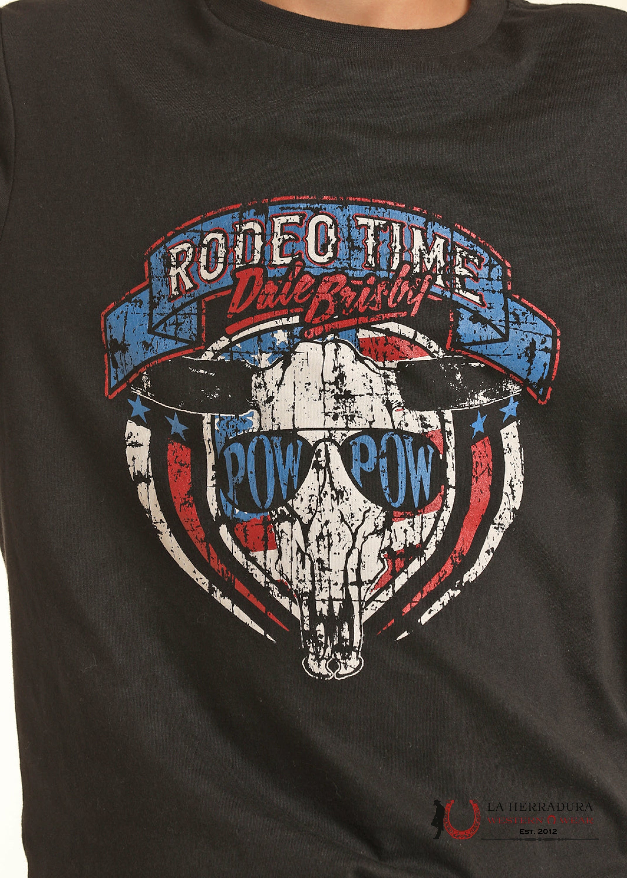 ROCK&ROLL KIDS TSHIRT -BOYS BLACK DALE GRAPHIC TEE SS RRBT21R12R NIÑOS