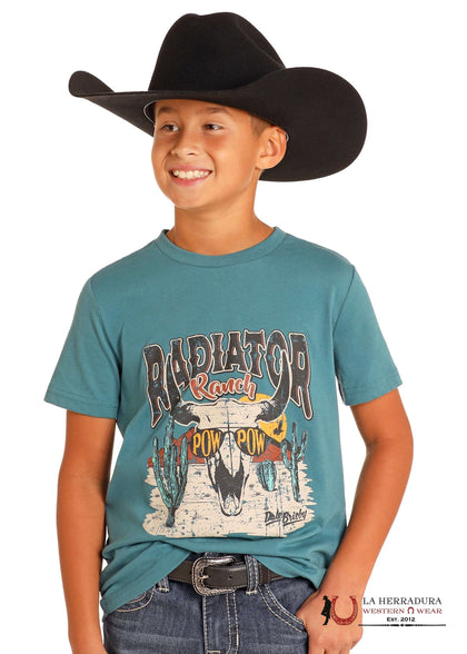 ROCK&ROLL KIDS TSHIRT -BOYS DALE GRAPHIC TEE SS BB21T05041