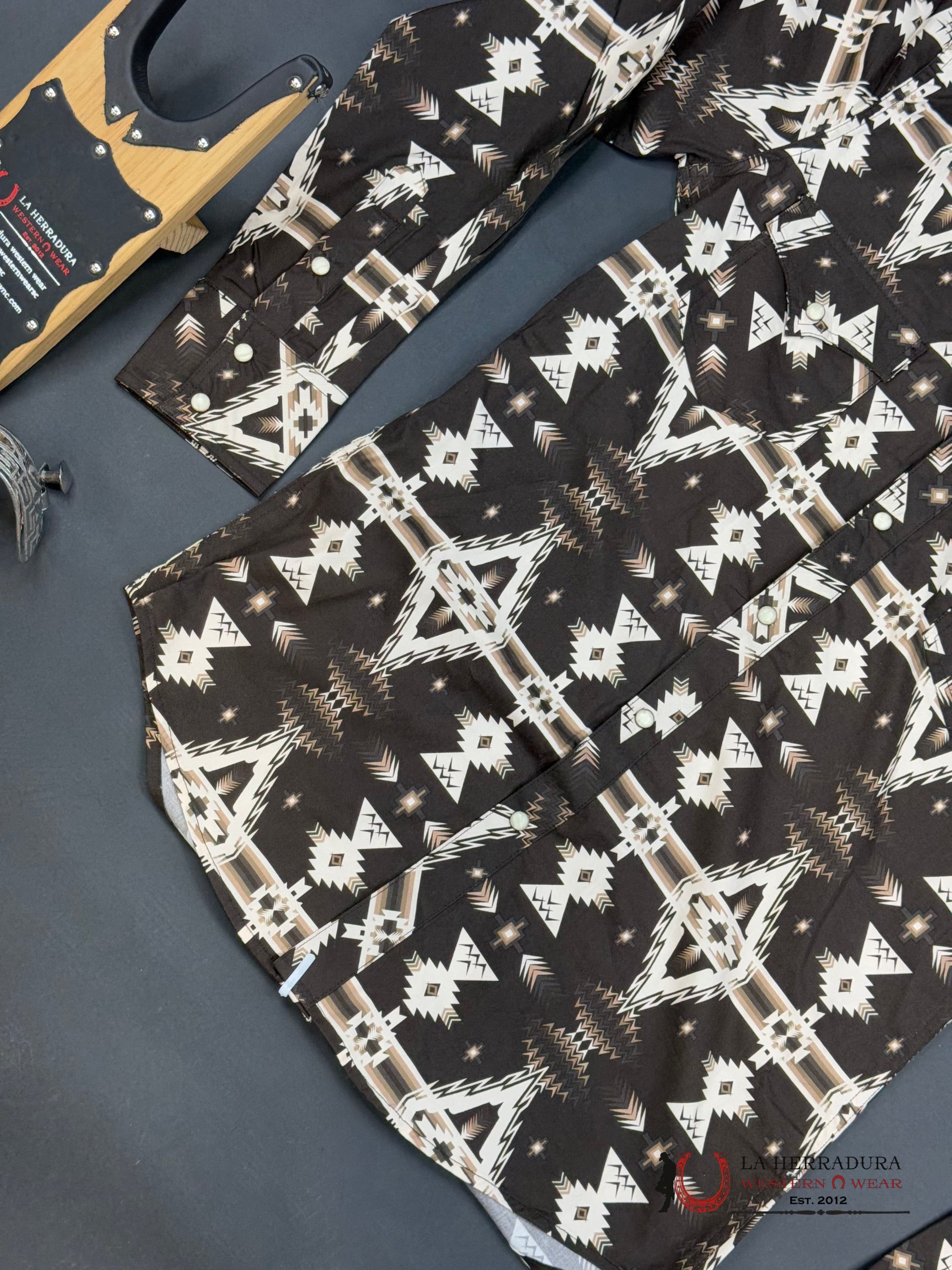 Rock&Roll Long Sleeve Dark Brown Ropa Hombres