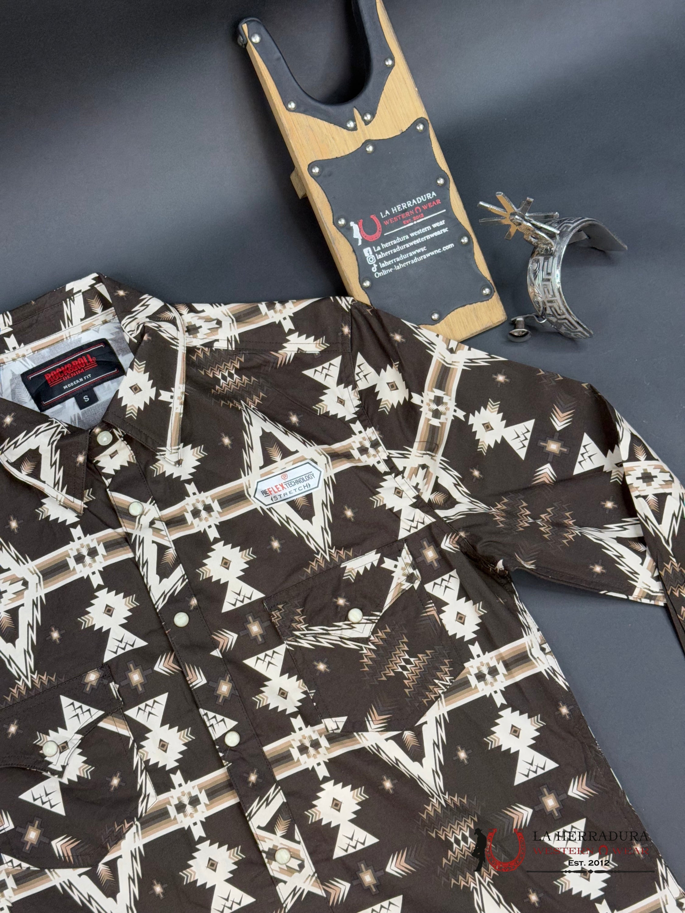 Rock&Roll Long Sleeve Dark Brown Ropa Hombres