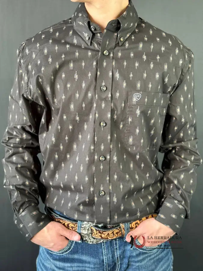 Rock&Roll Long Sleeve Shirt Dark Brown Ropa Hombres