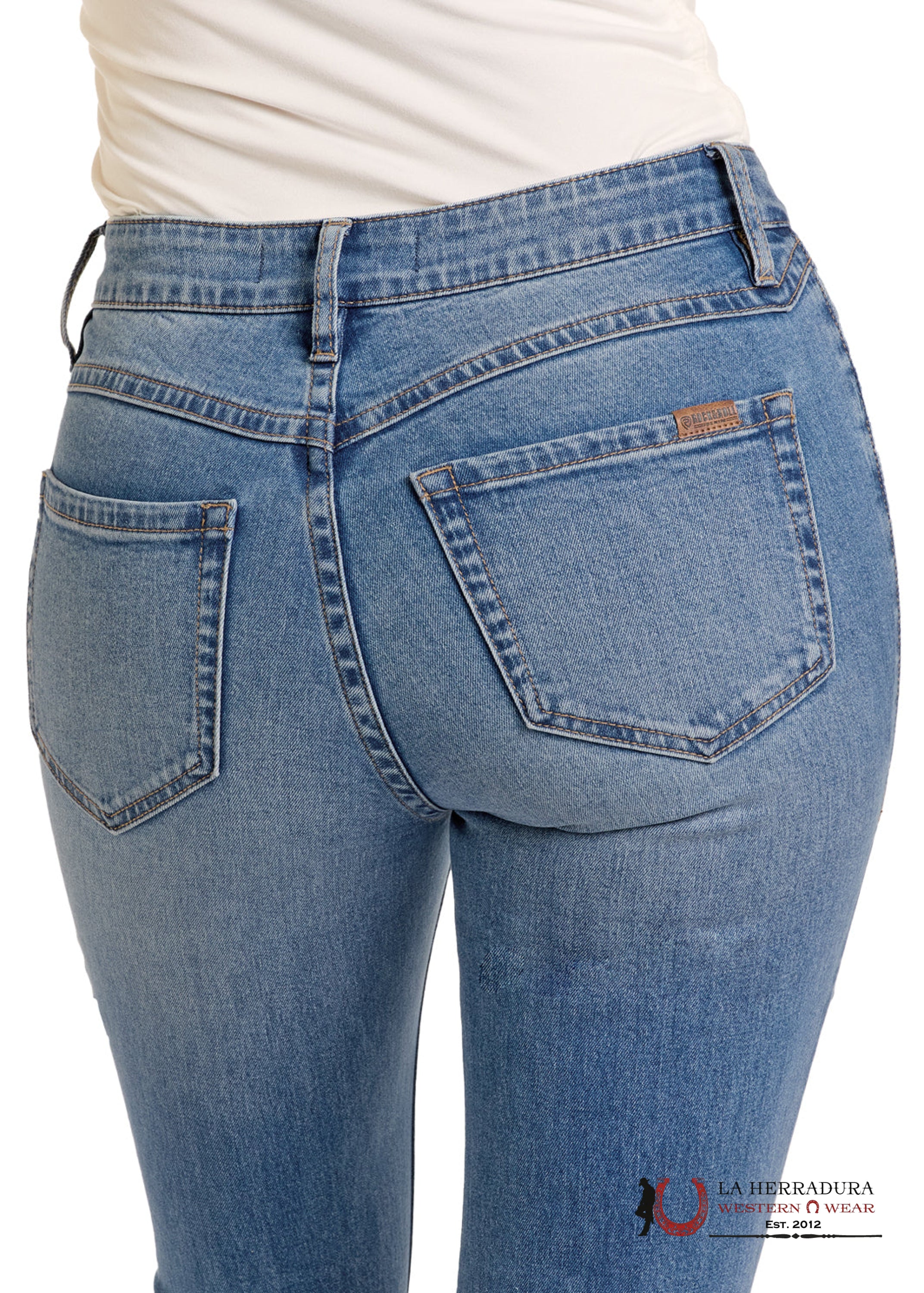 ROCK&ROLL MÉDIUM EN WASH BARGAIN BELL BOTTOM BW7PD06403 ROCK&ROLL JEANS WOMEN