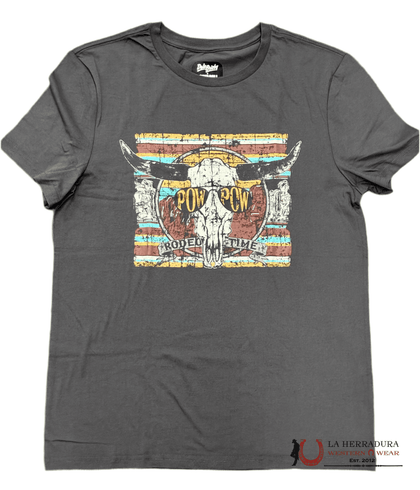 ROCK&ROLL MENS TSHIRT CHARCOAL DALE GRAPHIC RRUT21R12N