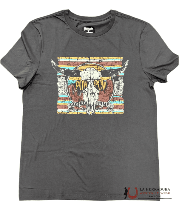 CAMISETA HOMBRE ROCK&ROLL CARBÓN ESTAMPADO DALE RRUT21R12N