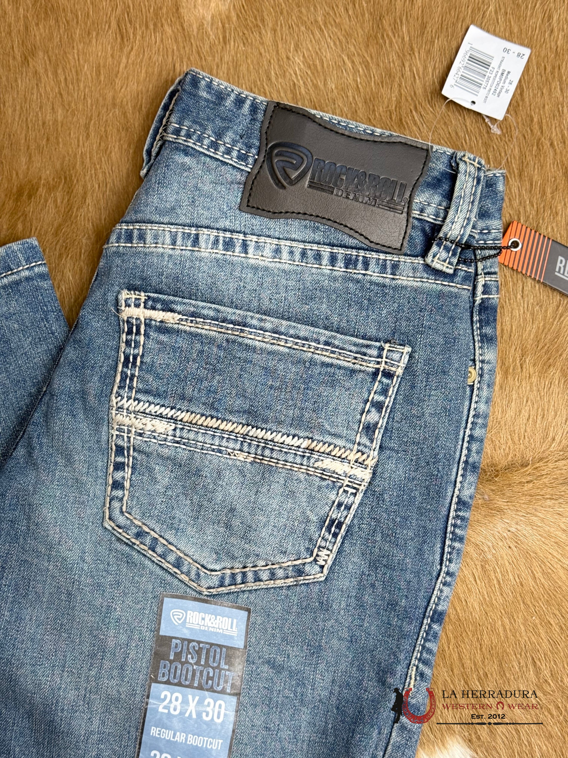 ROCK&ROLL PISTOL BOOTCUT REGULAR BOOTCUT MEDIUM VINTAGE - BM0PD02492 ROPA HOMBRES