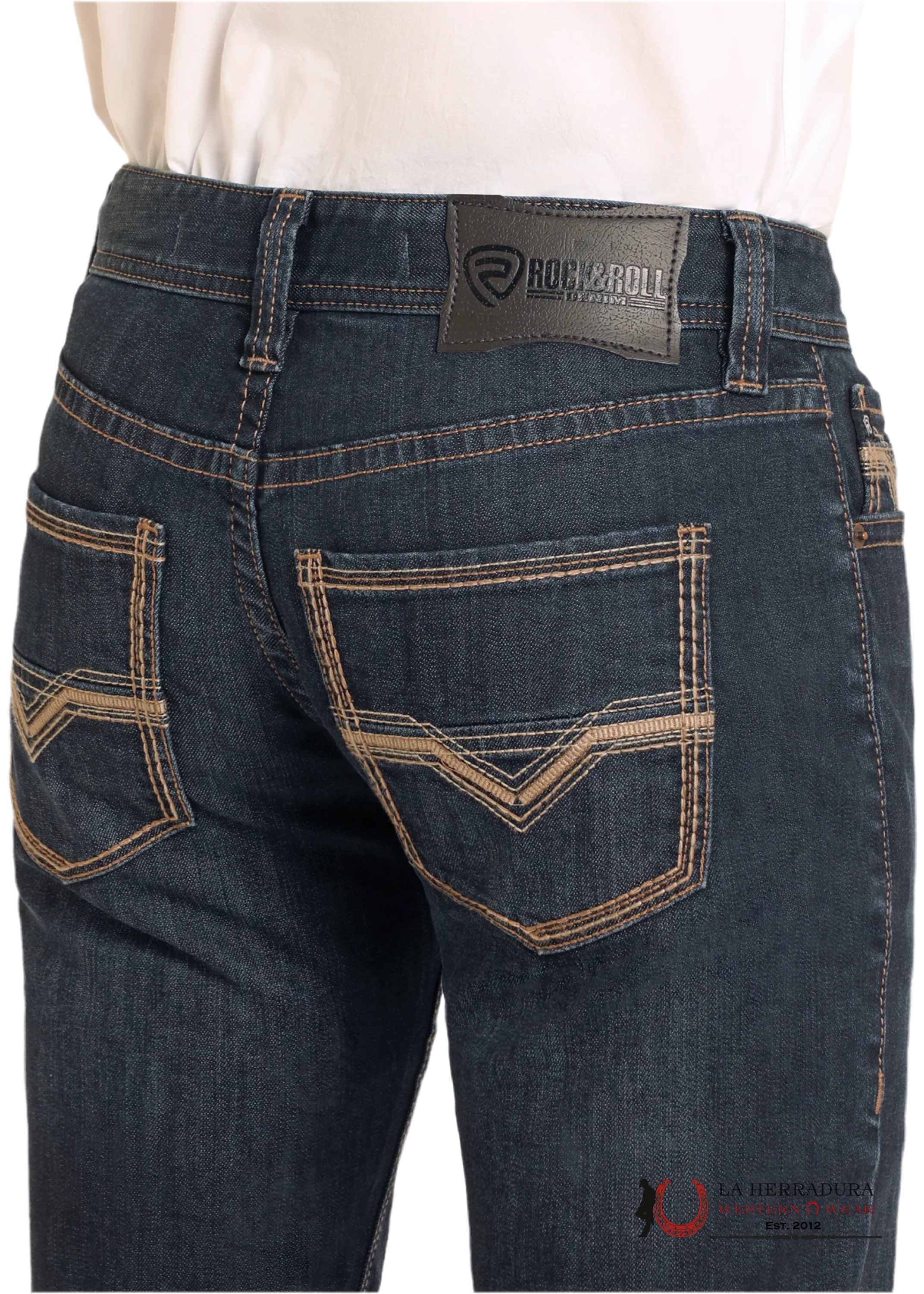 Rock&Roll Pistol Straight Boot Regualr Fit Ropa Hombres