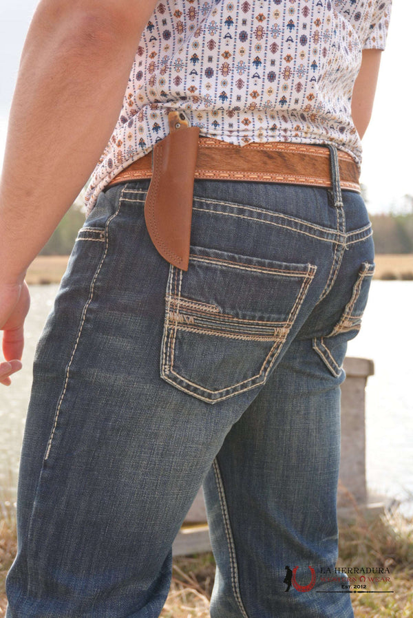 JEANS DE BOTA RECTA ROCK&ROLL PISTOL, CORTE RECTO, OSCURO VINTAGE - BM1PD04817