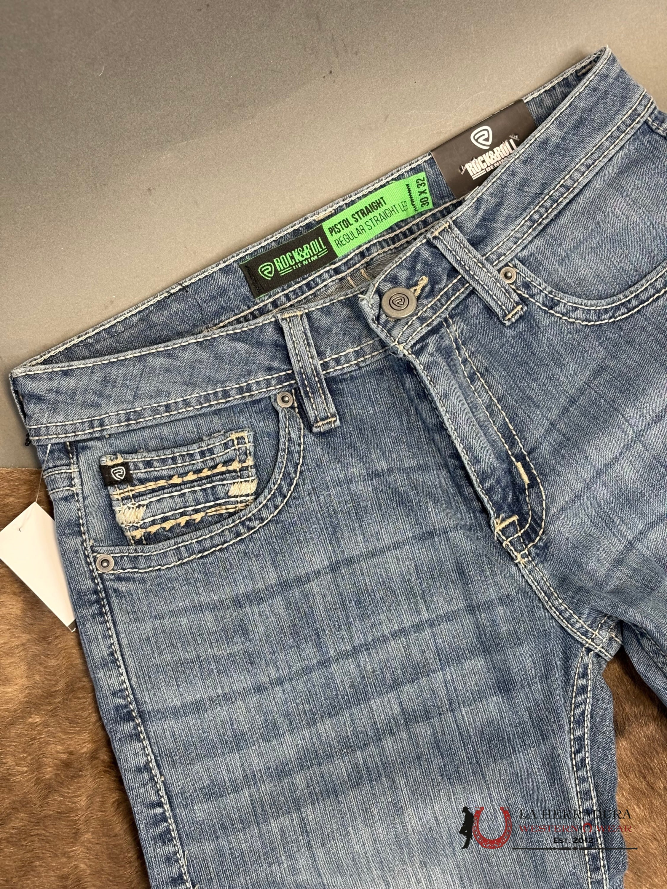 ROCK&ROLL Pistol Staright Regular Striaght Medium Vintage - 6127 ROPA HOMBRES