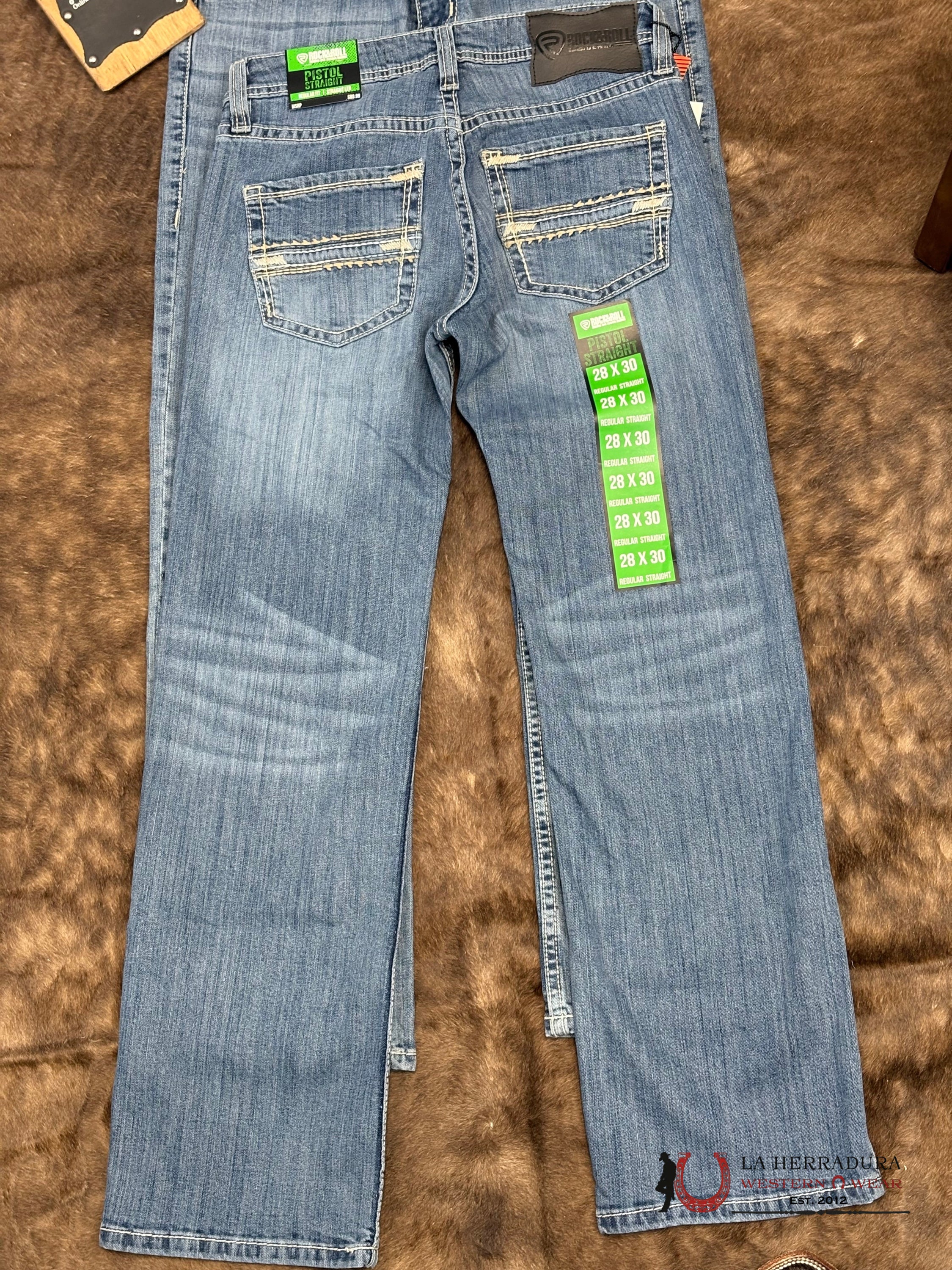 ROCK&ROLL Pistol Staright Regular Striaght Medium Vintage - 6127 ROPA HOMBRES