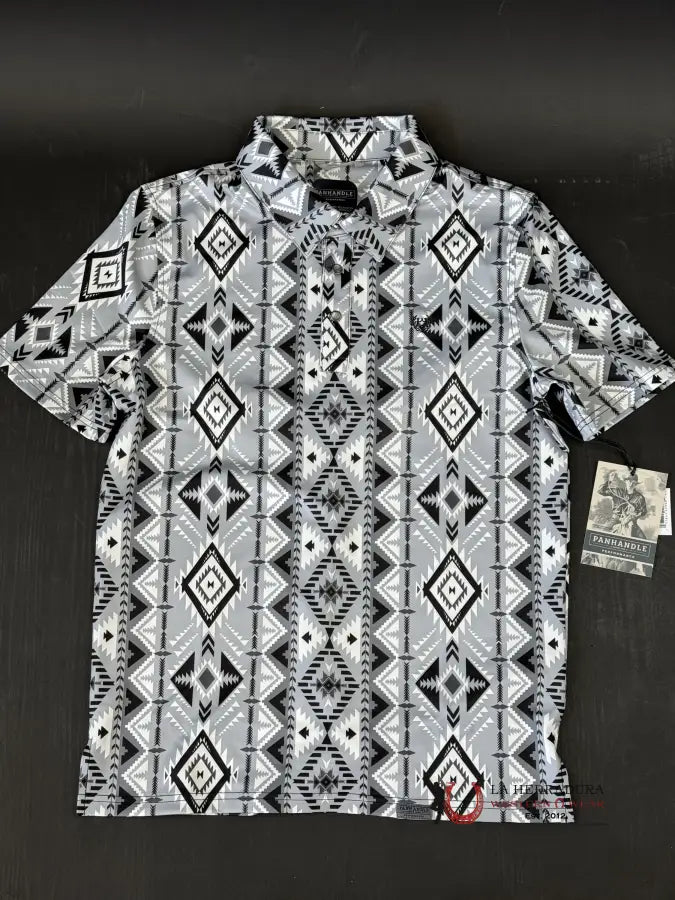 Rock&Roll Polo Shirt Aztec Black / Grey Ropa Hombres