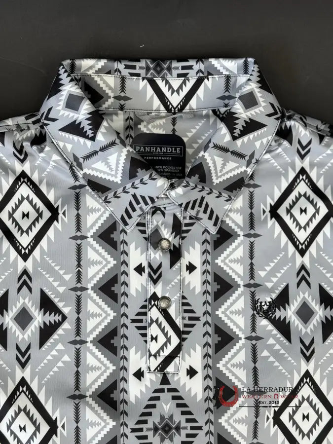 Rock&Roll Polo Shirt Aztec Black / Grey Ropa Hombres