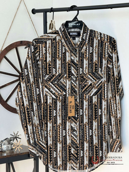 ROCK&ROLL SHIRT AZTEC VINTAGE SNAP 2522