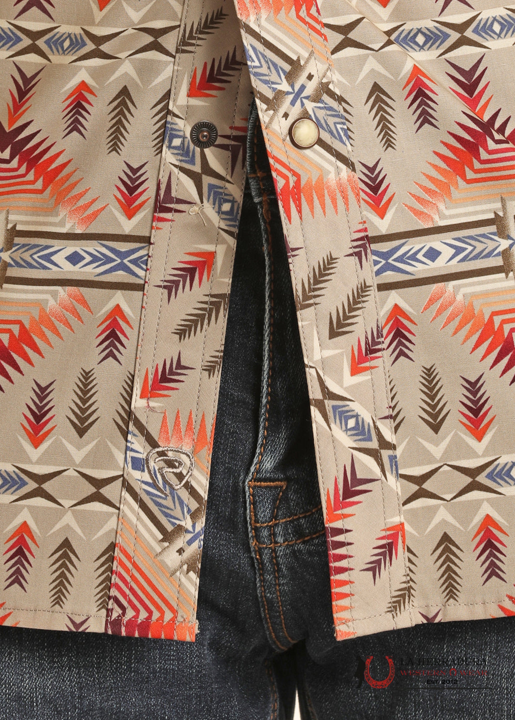 ROCK&ROLL SHIRT DALE CONV. SNAP ORANGE BMN2S02143 ROPA HOMBRES