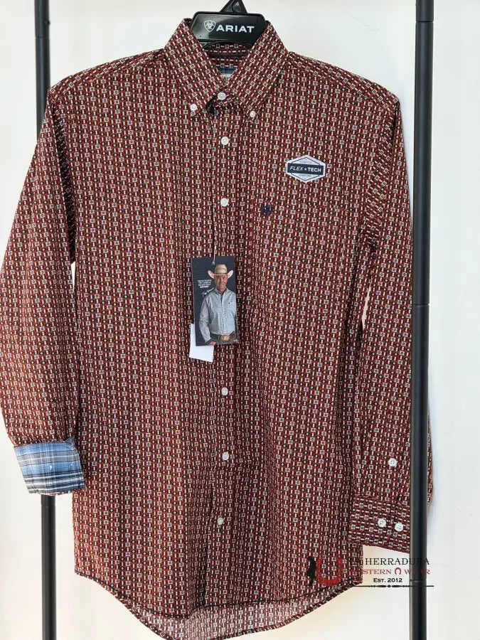 Rock&Roll Shirt Rust Button Snap Ropa Hombres