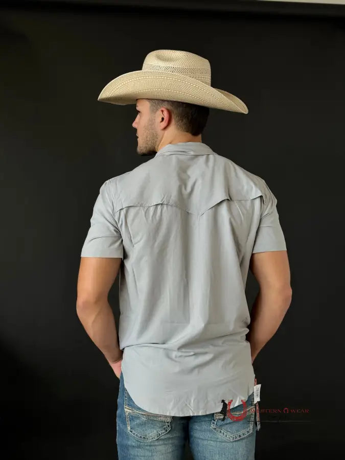 Rock&Roll Short Sleeve Grey Classic Ropa Hombres