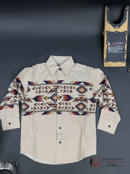 ROCK&ROLL TAN THUNDERBIRD LONG SLEEVE KIDS SBN2S05595