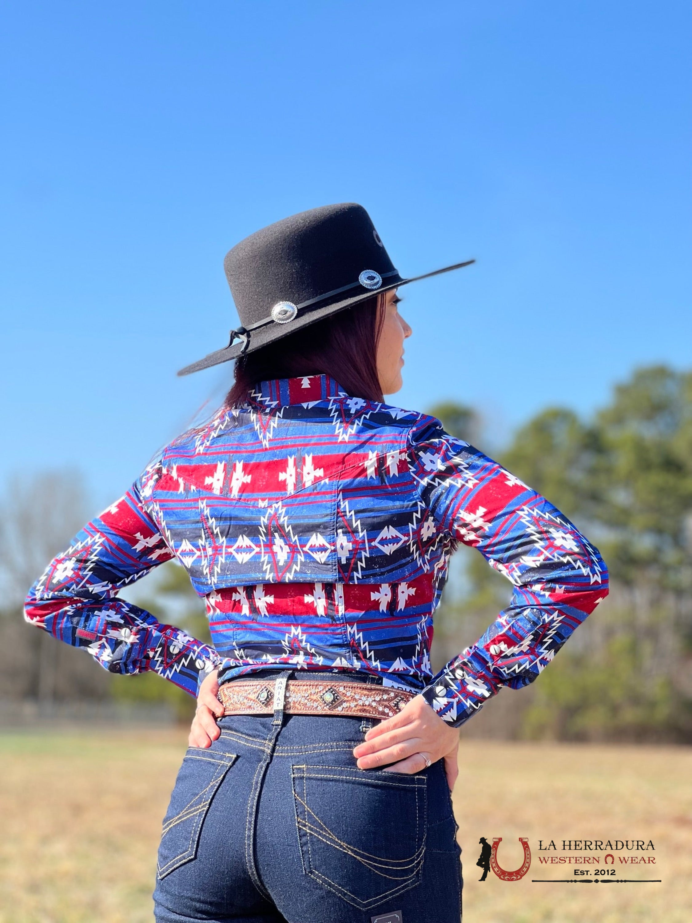 Camisa Para Mujeres Rock&Roll Blue American Ropa