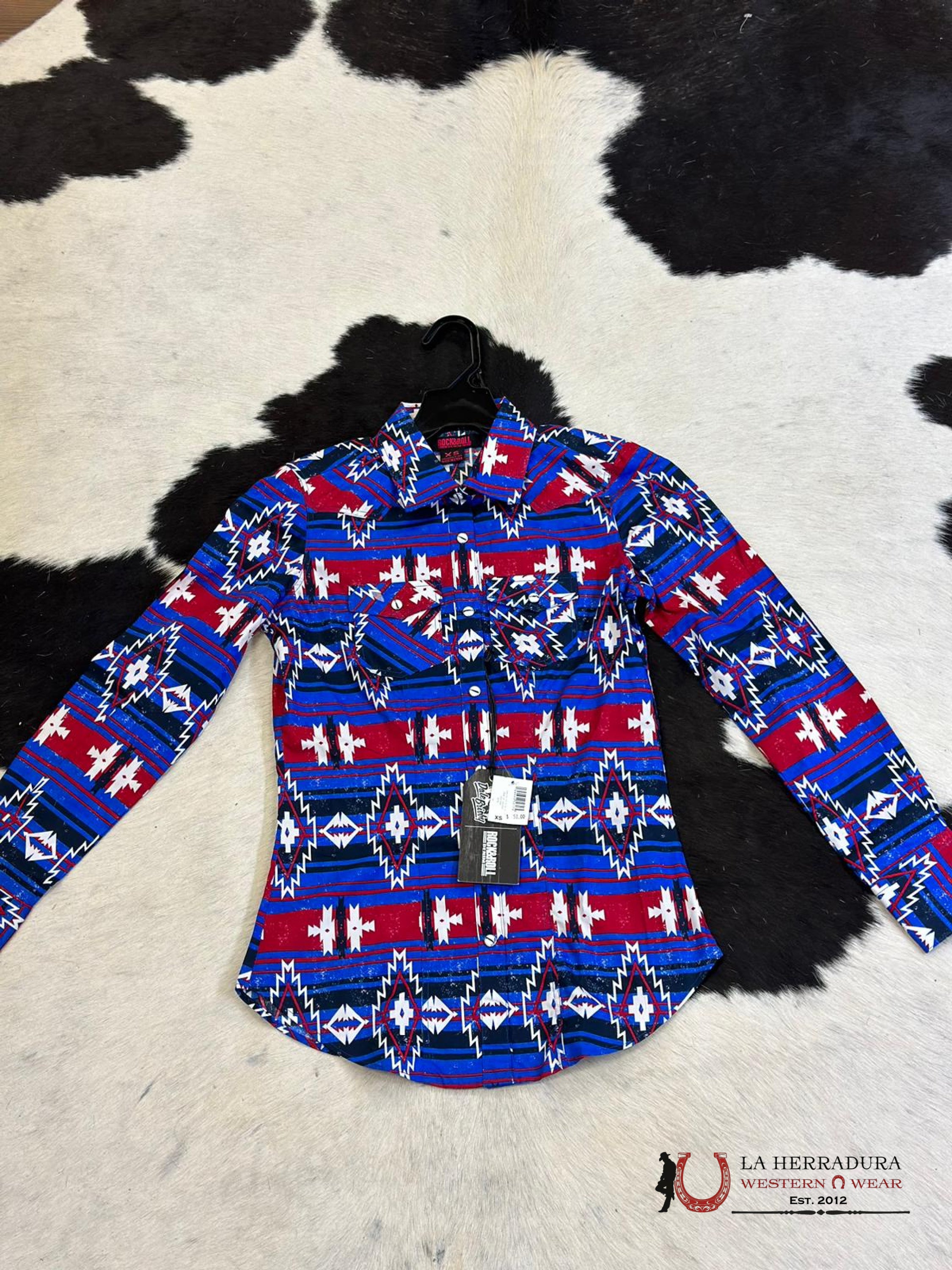 Camisa Para Mujeres Rock&Roll Blue American Ropa