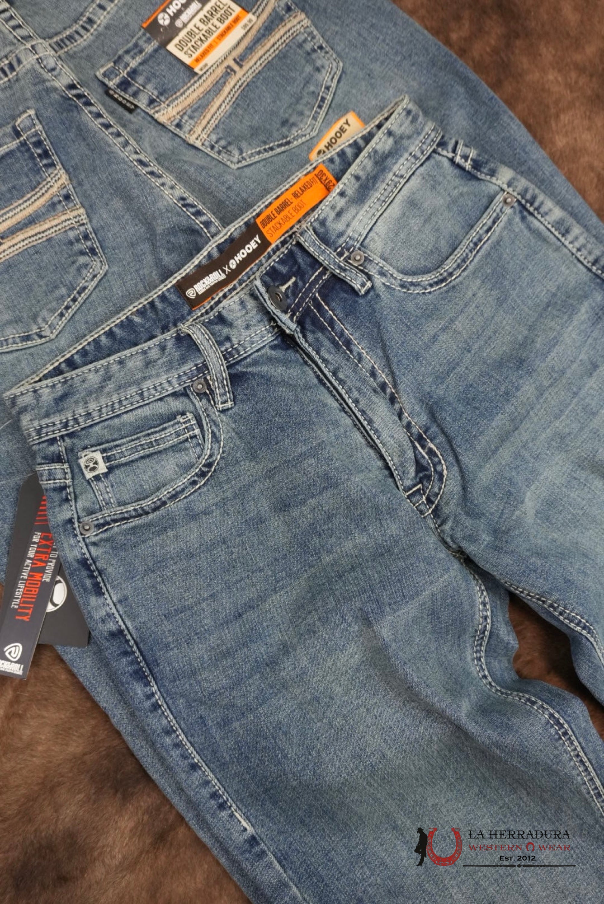 ROCK&ROLL X HOOEY DOUBLE BARREL STACKABLE BOOT - 5034 ROPA HOMBRES