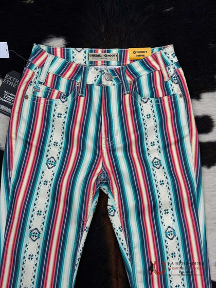 ROCK&ROLL x HOOEY NATURAL PASTEL SERAPE PRINT BABY FLARE- HYDWD6HR1JV