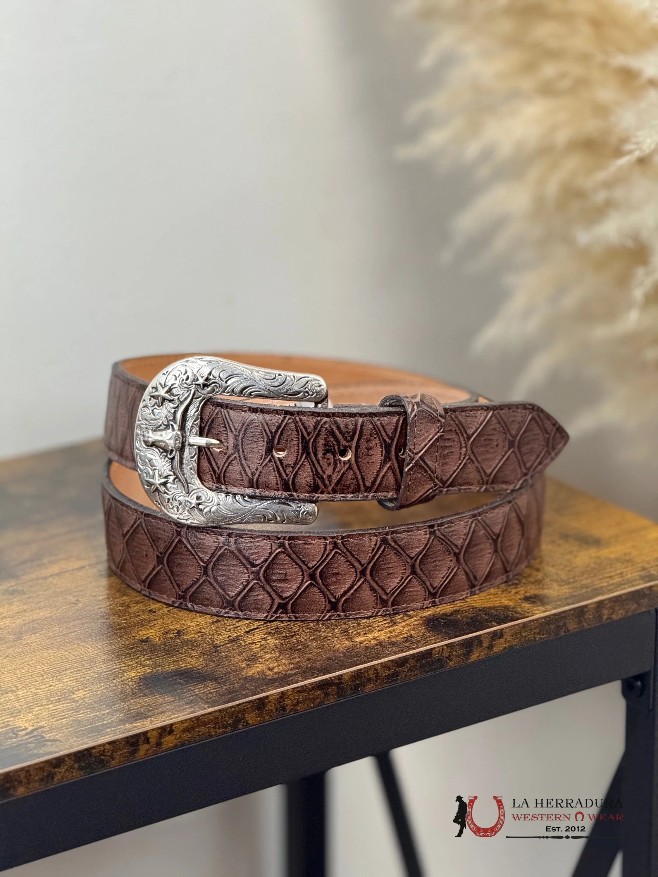 ROCKEM BROWN ANT EATER MEN BELT CINTURONES HOMBRES